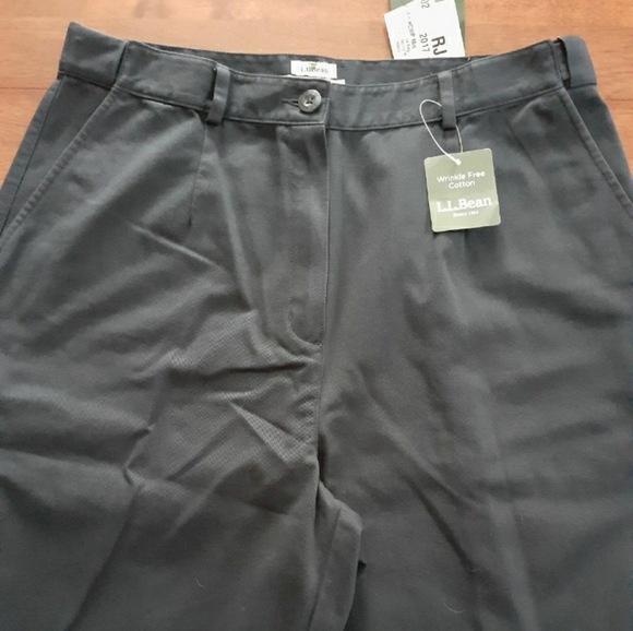 LL Bean Bayside Twill Crop Pants NWT - Picture 3 of 10